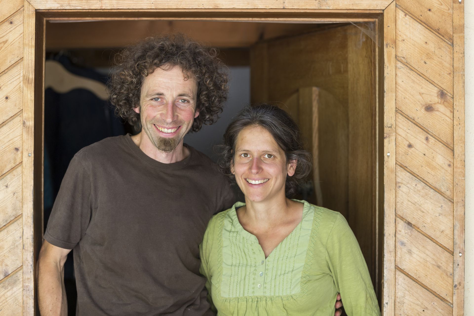 Christoph und Seraina Houriet von der Hofgemeinschaft Ratzenbergli.